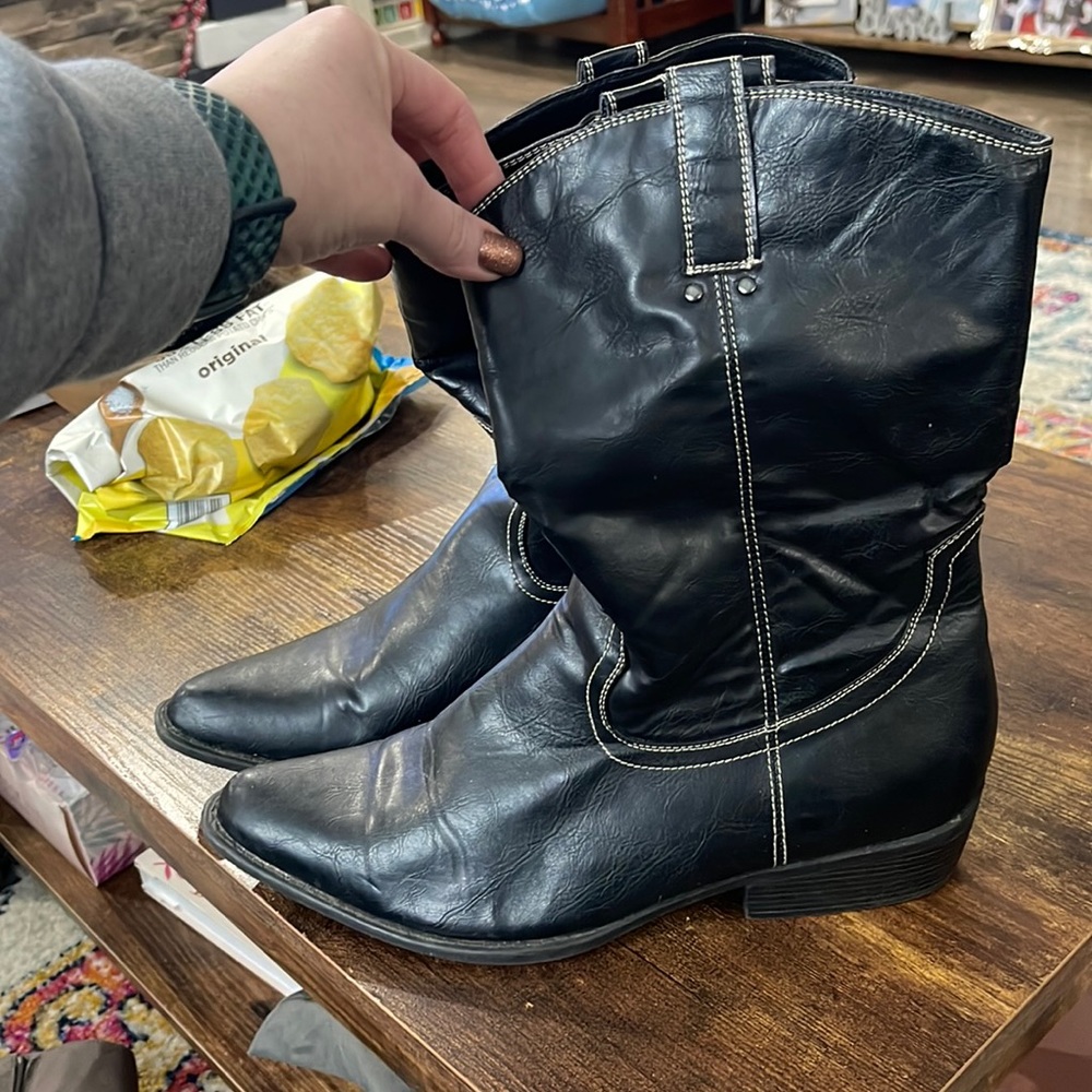 Black Cowboy Boots